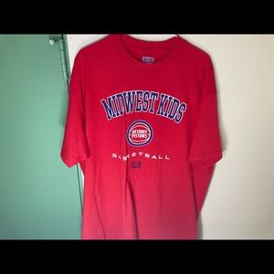 Midwest Kids x Ultragame Pistons Tee